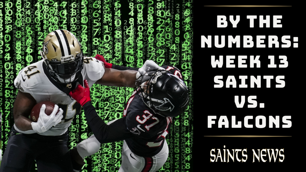 By the Numbers: Saints vs. Falcons in Week 13