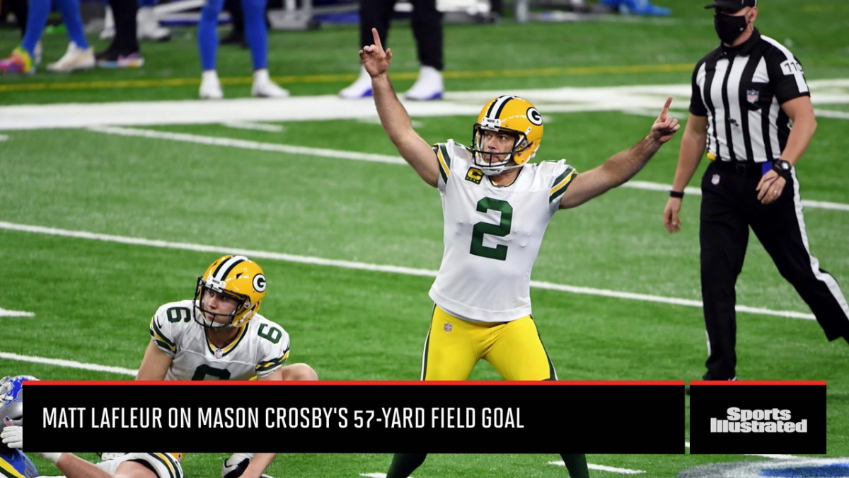 Green Bay Packers' Mason Crosby had a rough day vs. Detroit Lions