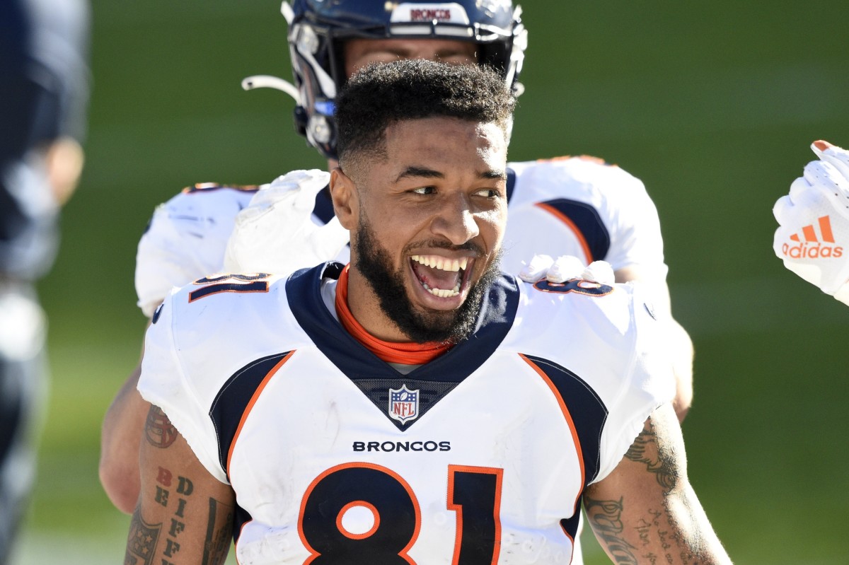 Broncos WR Tim Patrick Dragged Over Raiders Diss