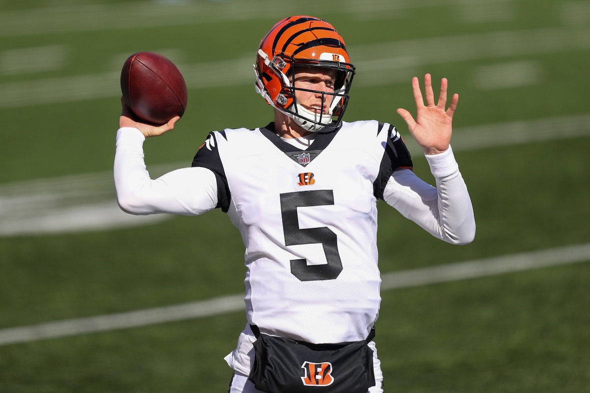 Cincinnati Bengals Will Start 3rdString Quarterback vs. Pittsburgh