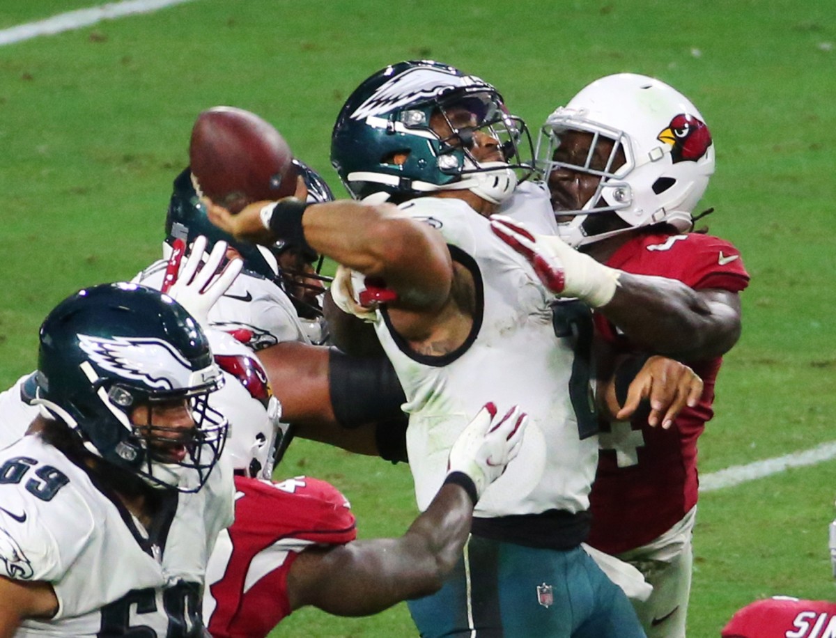 Eagles get a gift from Cardinals' Kyler Murray and sweat out 20-17