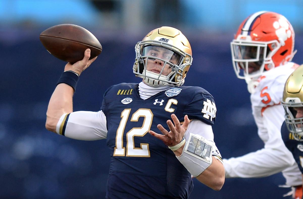 Ian Book's NFL Draft stock hides quarterback's place in Notre Dame history