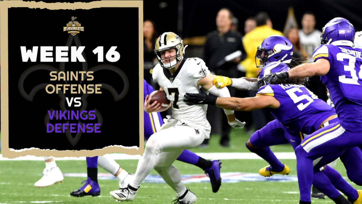 Saints Run Offense vs. Vikings Run Defense