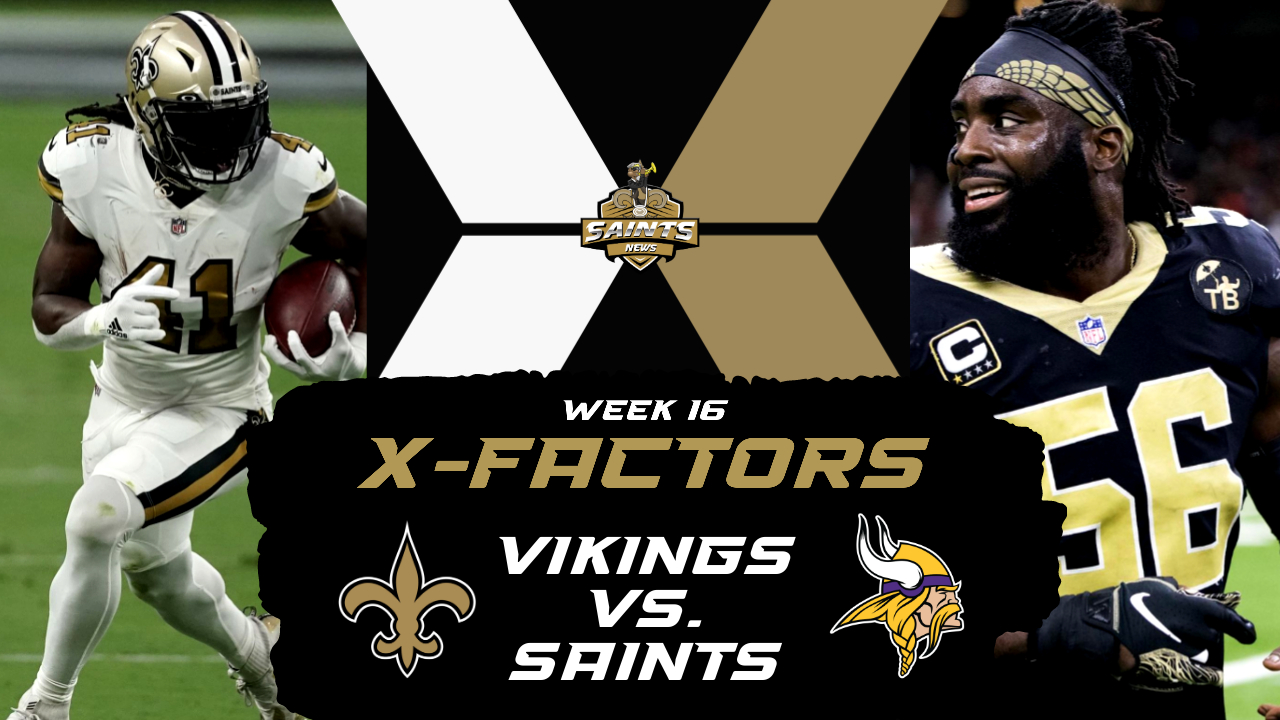 Saints X-Factors in Week 16