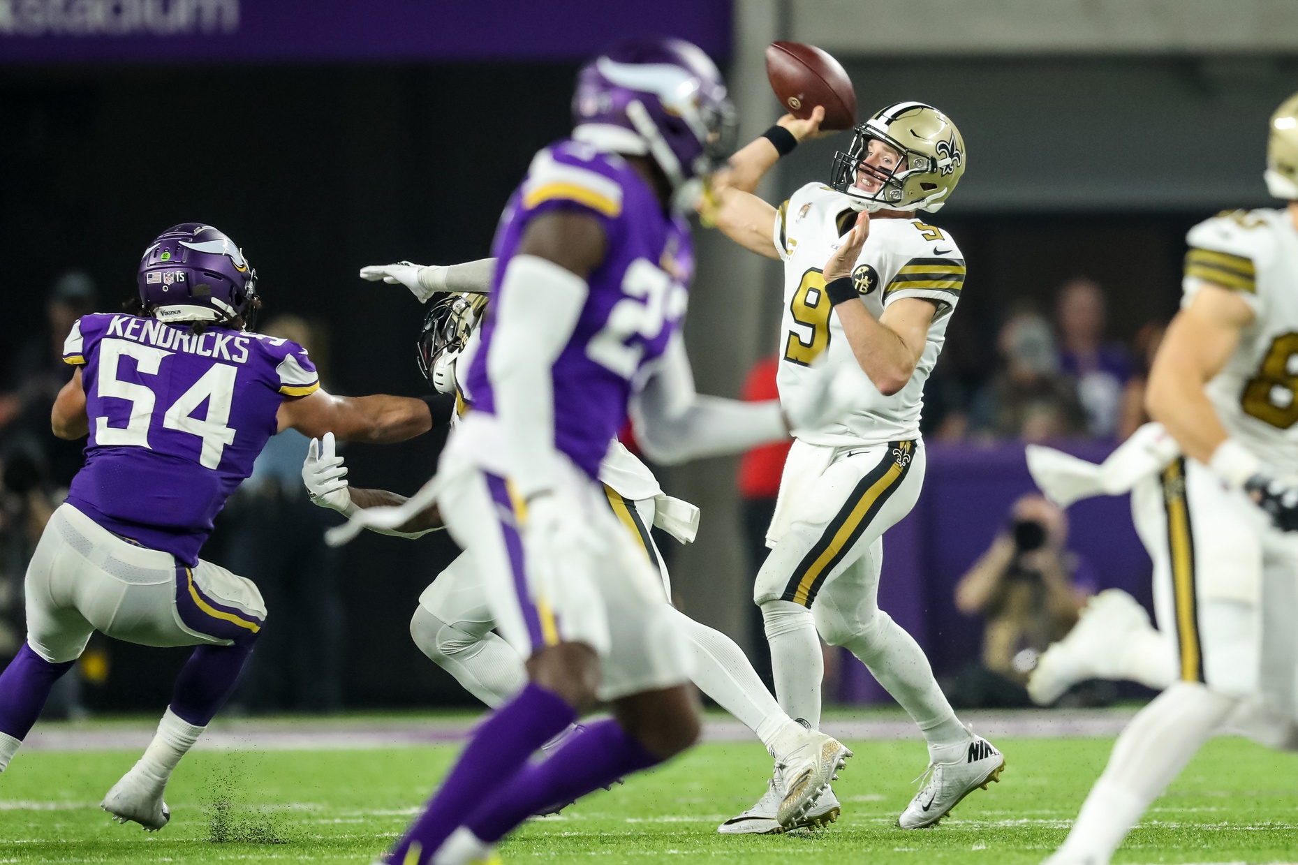 Saints Pass Offense vs. Vikings Pass Defense