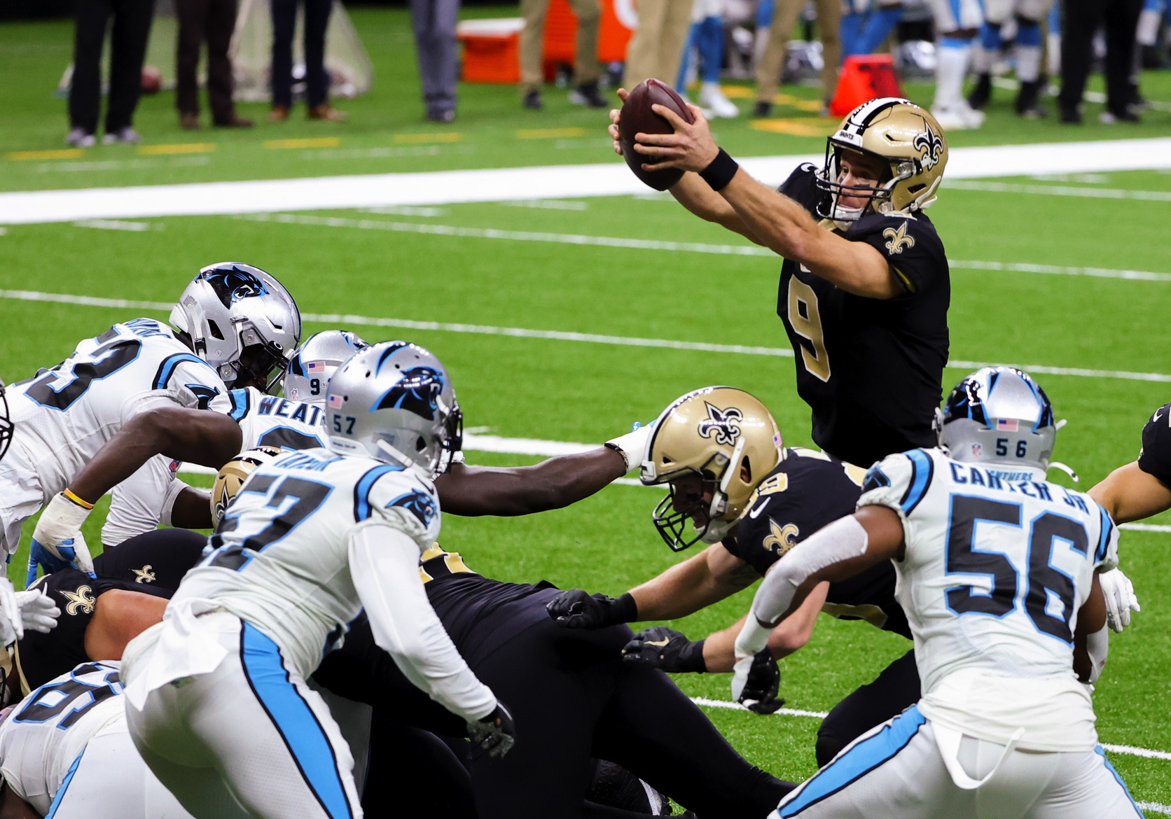 Saints vs. Panthers 2018 odds: Monday Night Football Week 15