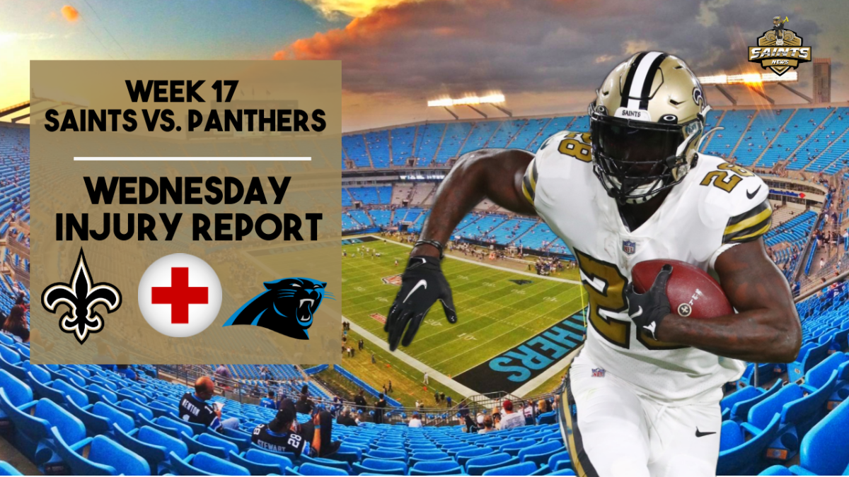 Week 17: Saints Wednesday Injury Report