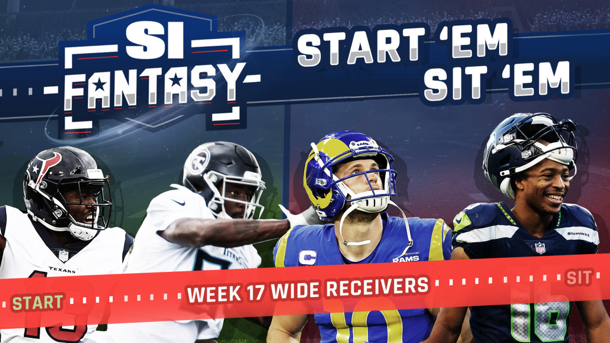 Wide Receivers Start Em Sit Em - Fantasy Football Week 17 