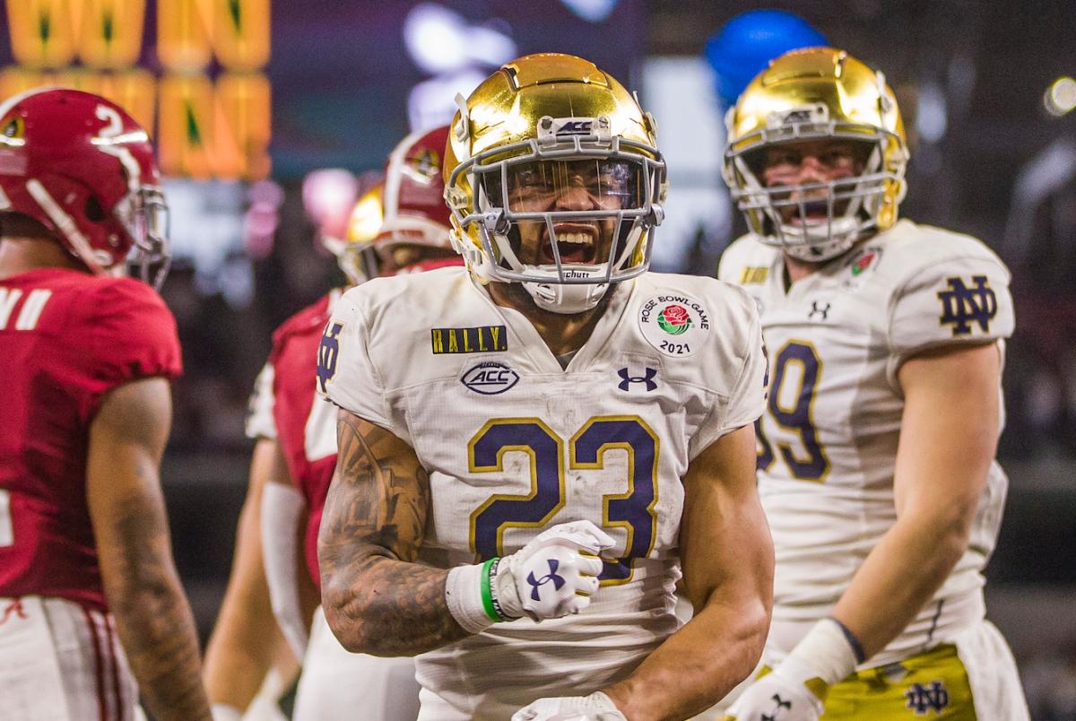 Notre Dame RB Kyren Williams Named A Freshman All-American