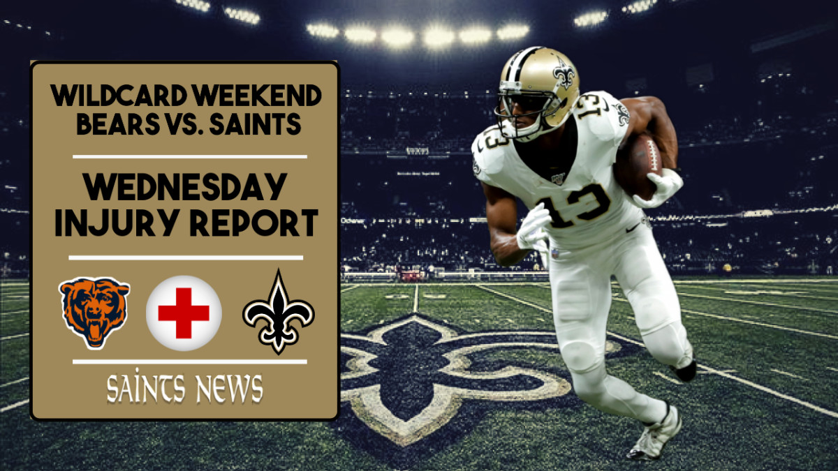 Bears vs. Saints: Wednesday Injury Report