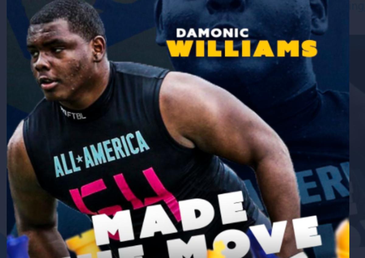 Cal Gets First Football Commitment for 2022 -- DT Damonic Williams