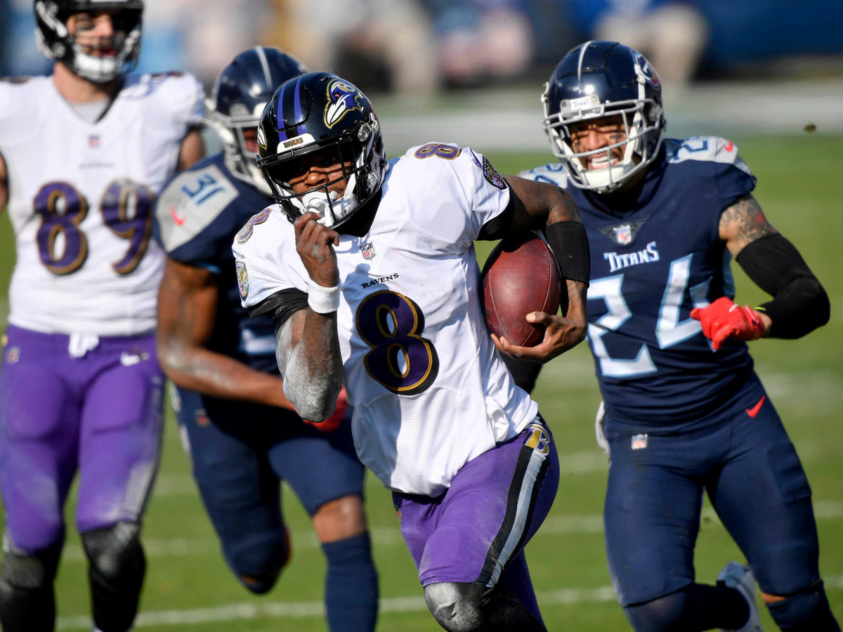 File:NFL 2019 playoffs Ravens Vs Titans - Lamar jackson pass.jpg - Wikipedia