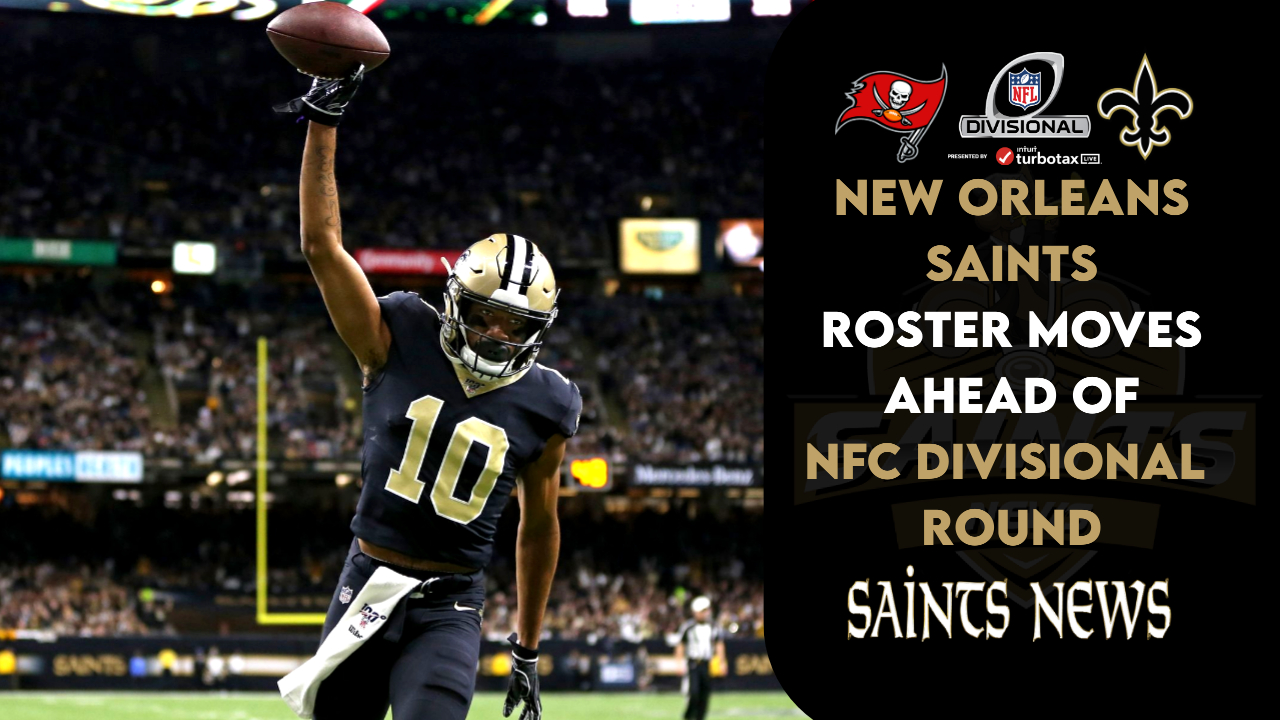 Tre'Quan Smith Activated from IR, Saints Announce Saturday Roster Moves