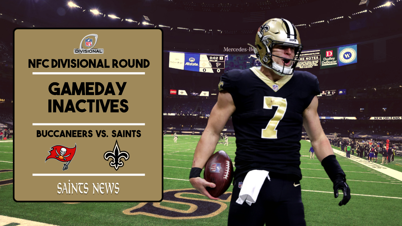 2021 NFC Divisional: Saints Inactives