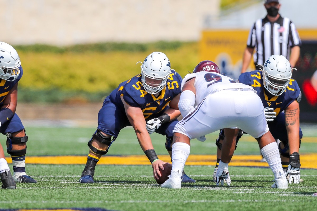 Zach Frazier Wins Mountaineer Mavens Offensive Lineman Of The Year