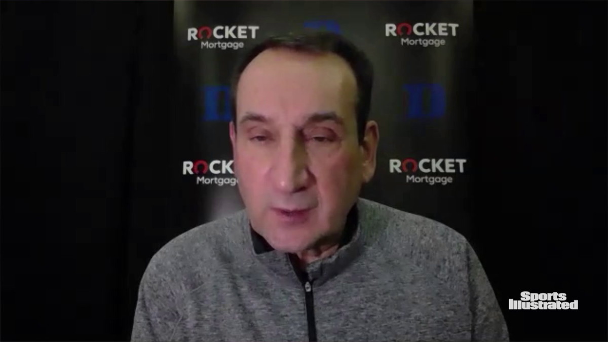 Watch: Coach K undertakes a question about the student reporter