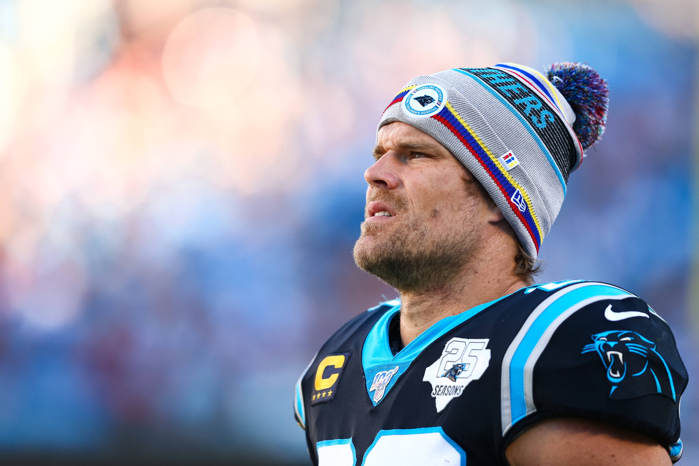 Sold at Auction: 2017 Greg Olsen game worn Carolina Panthers