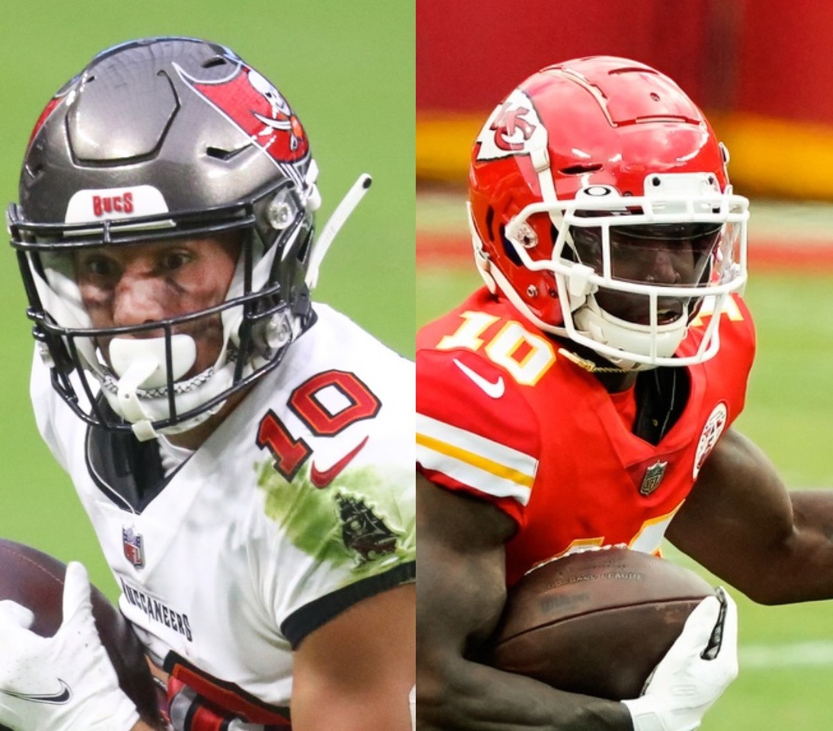 Is Scotty Miller faster than Tyreek Hill? The numbers say not so fast