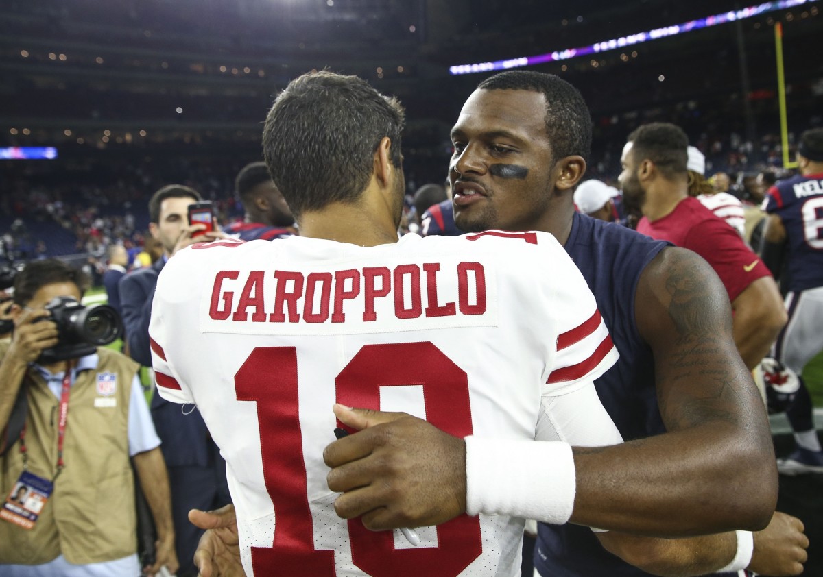 New York Jets acquire 49ers Jimmy Garoppolo in trade proposal with Houston  Texans - Sports Illustrated New York Jets News, Analysis and More