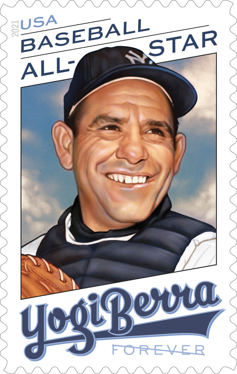 Yogi Berra postage stamp unveiling