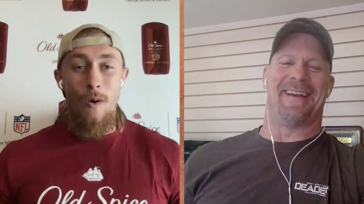 George Kittle surprised by Stone Cold Steve Austin on ESPN First