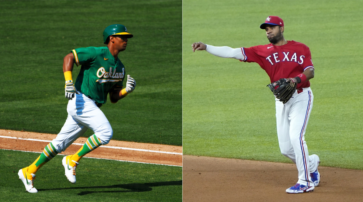 Oakland A's Trade Khris Davis, Jonah Heim, Dane Acker to Rangers for  Andrus, Garcia, Cash - CBS San Francisco