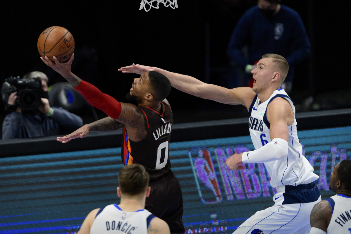 Luka Doncic Scores 44, But Lillard's Blazers End Mavs Win Streak, 121 ...