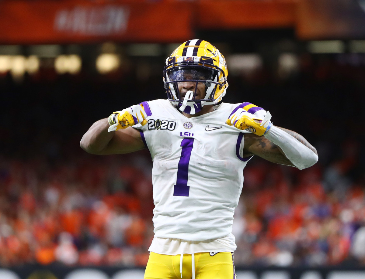 LSU football star receiver Ja'Marr Chase leaving early for NFL Draft