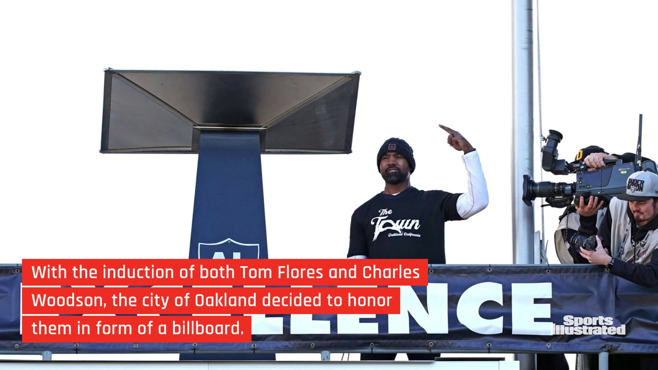 Billboards in Oakland Honor HOF Tom Flores, Charles Woodson - Sports  Illustrated Las Vegas Raiders News, Analysis and More