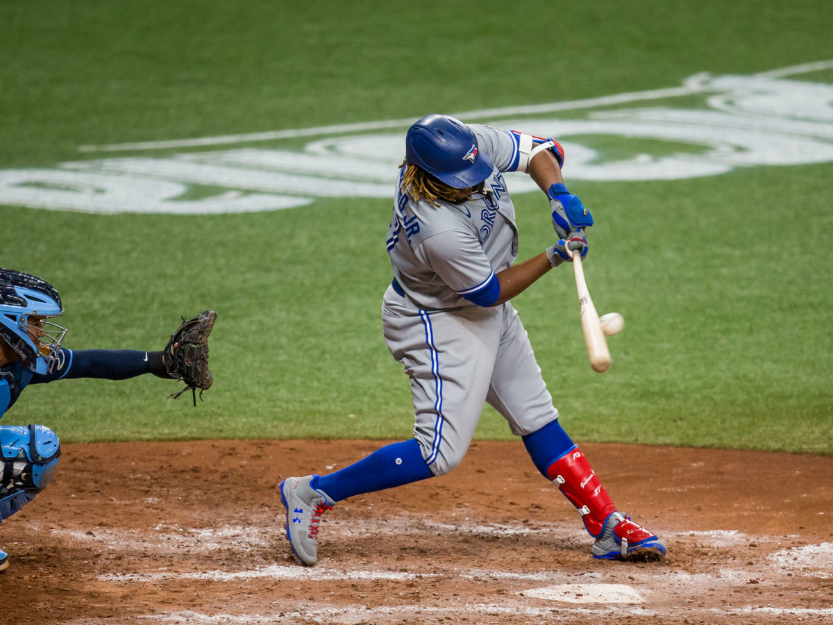 Vlad Guerrero Jr. swinging