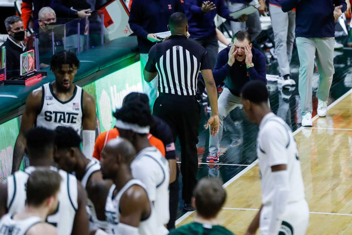 Road Killed: Spartans Control No. 5 Illini 81-72; Illinois Suffers ...