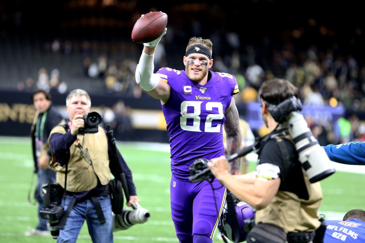 Former Notre Dame TE Kyle Rudolph released by the Minnesota Vikings - One  Foot Down