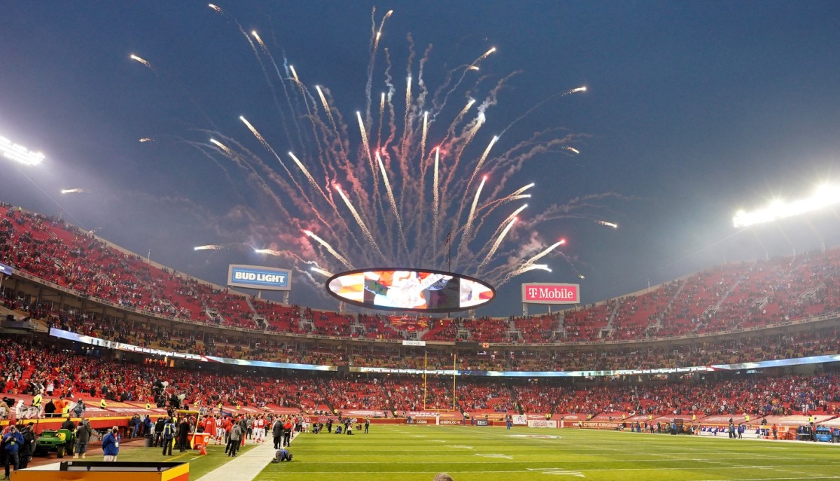 Press Box Field View  Kansas city, Arrowhead stadium, Sports stadium