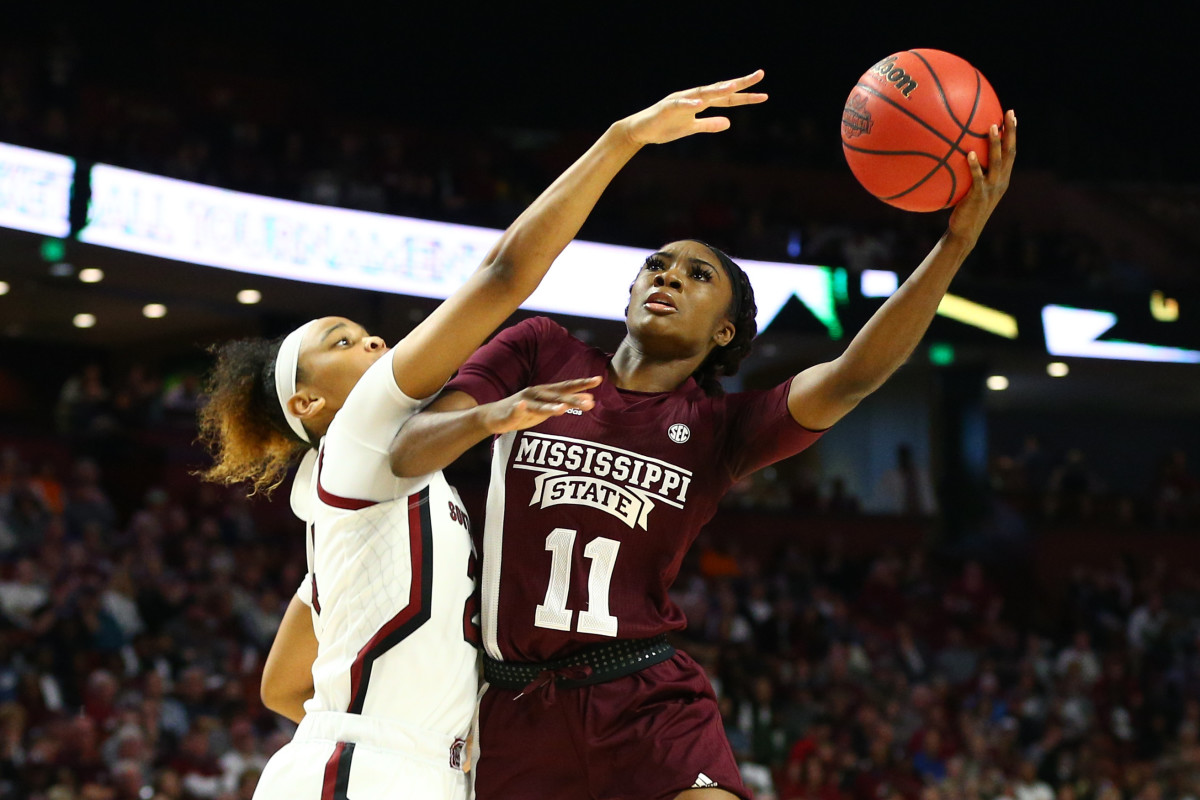 Mississippi State Bulldogs women's basketball player Xaria Wiggins