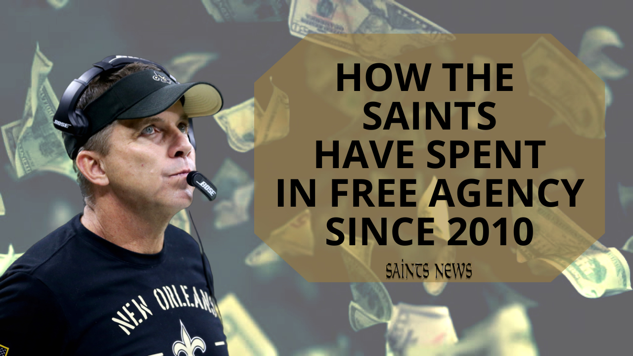 How the Saints Have Spent Their Money in Free Agency Since 2010