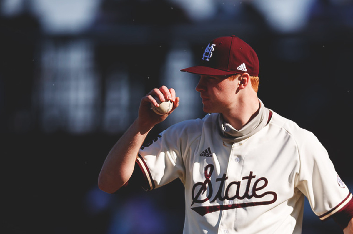 Eric Cerantola had his best start of the season for Mississippi State on Saturday. (Photo courtesy of Mississippi State athletics)