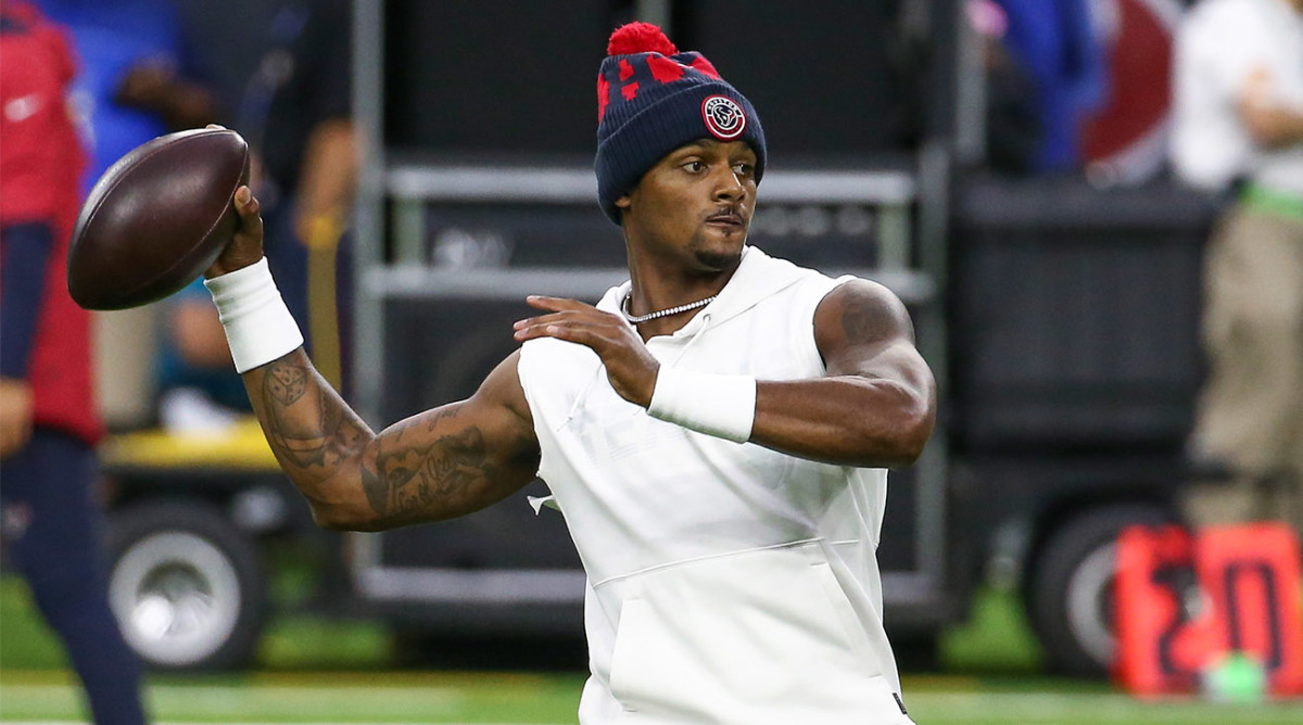 GhettoGronk on X: Deshaun Watson after being sued for sexual assault   / X