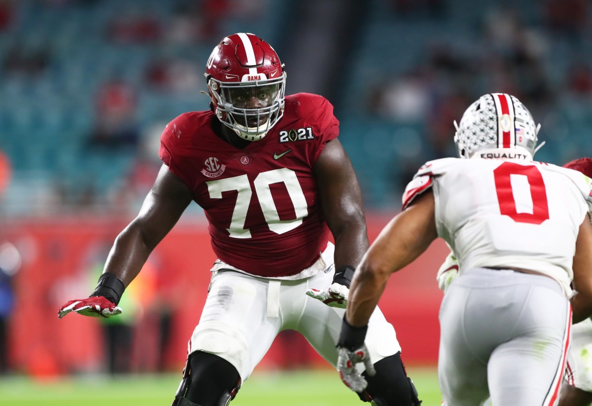 Alex Leatherwood on where he prefers to lineup: 'I'm open to anything'