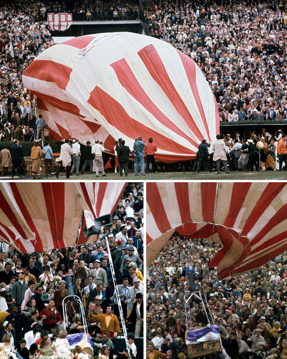 Vintage Super Bowl IV Action Shot