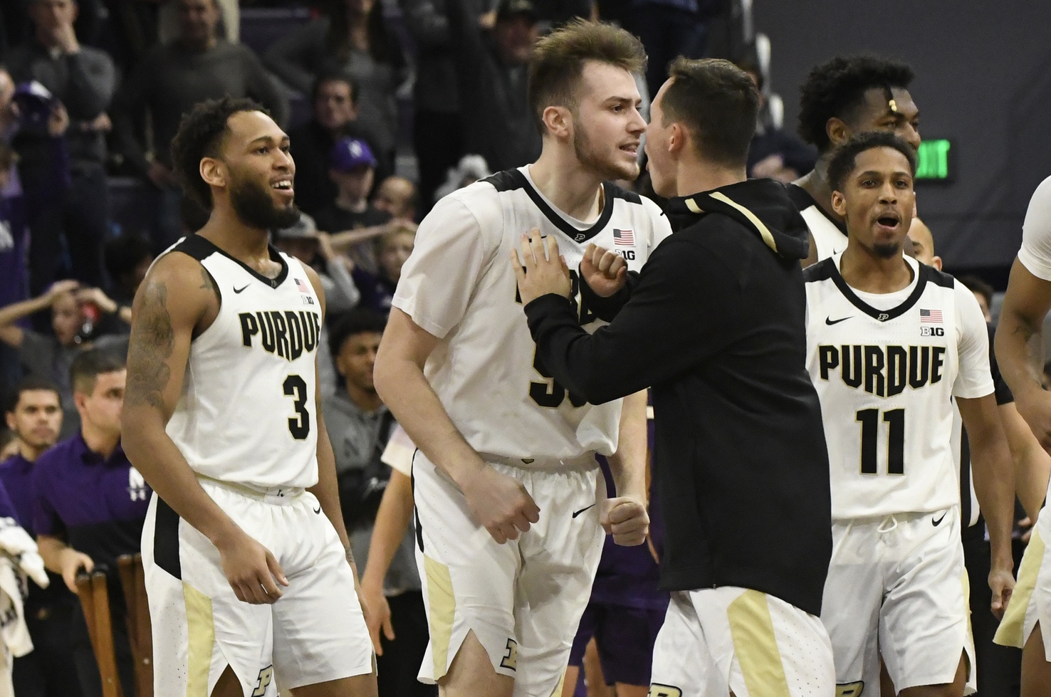 Sasha Stefanovic Saves Purdue, Beats Northwestern With Late 3Pointer