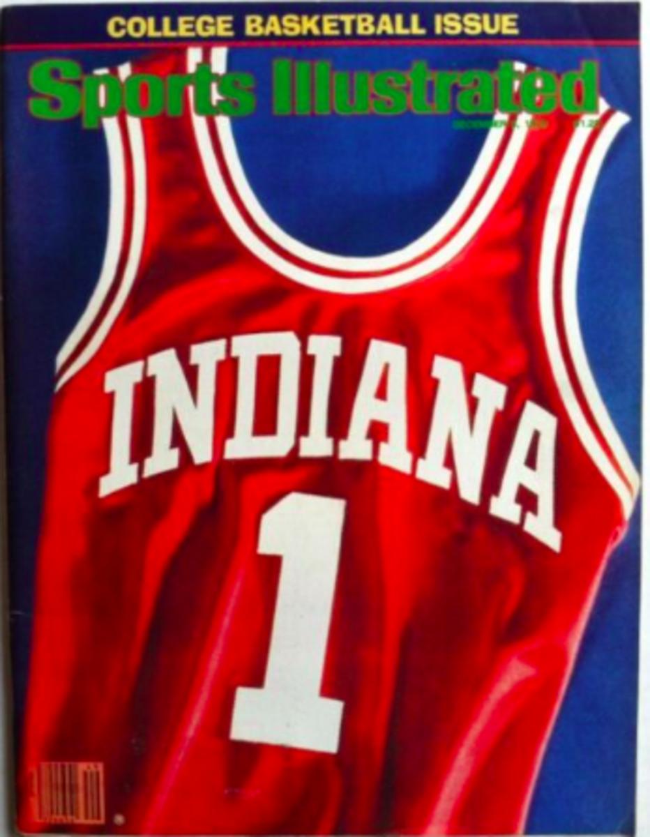 80s Vintage Indiana Hoosiers University 1989 Basketball Big 