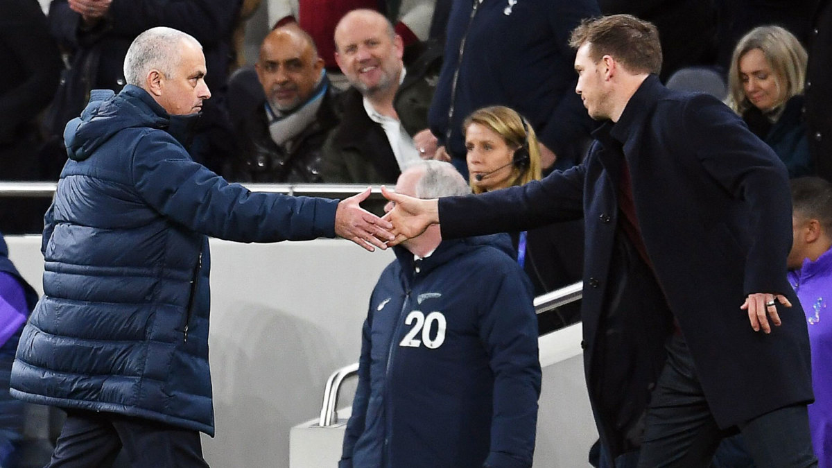 Jose Mourinho and Julian Nagelsmann