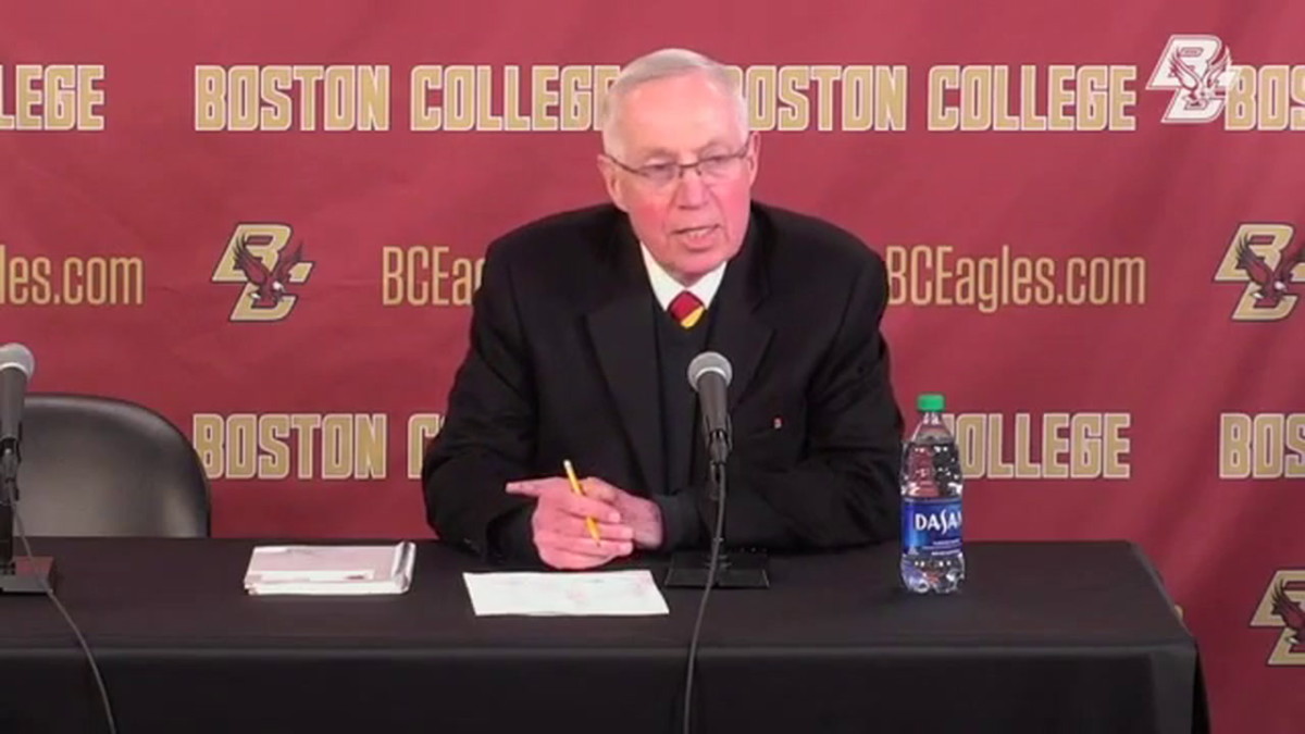 Jerry York Post Northeastern Press Conference