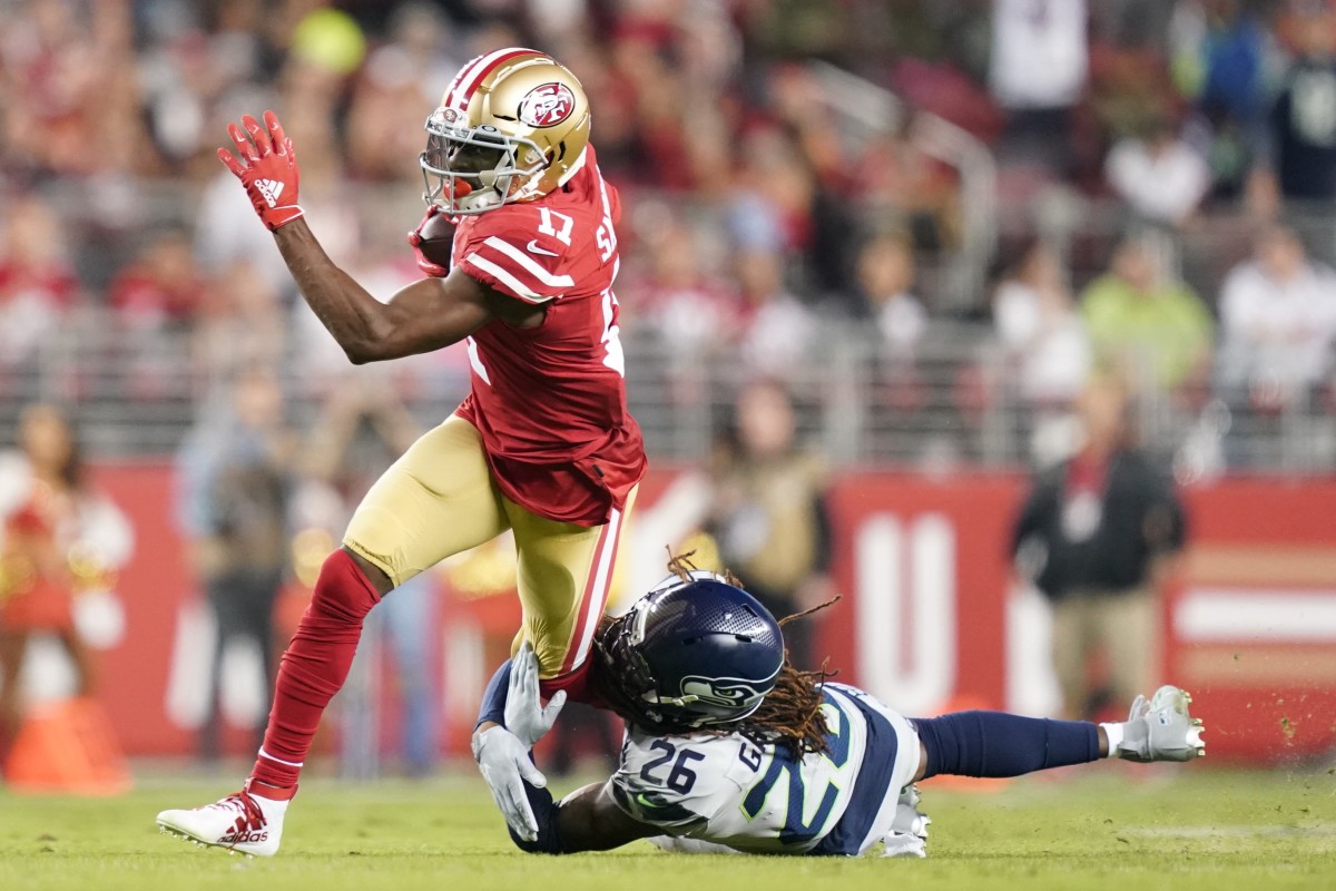 San Francisco 49ers' Emmanuel Sanders plays 17 games during 2019 regular  season