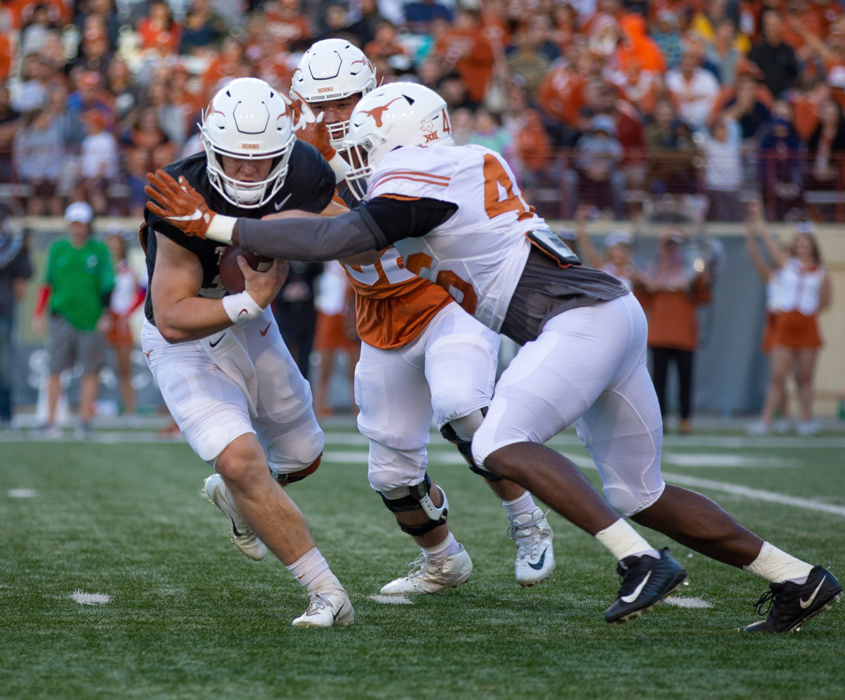 Texas Football Spring Depth Chart Preview Defensive End Sports
