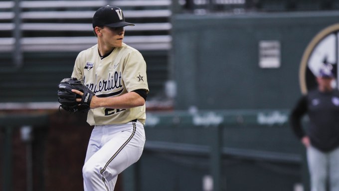 Jack Leiter has 5 no-hit innings, 12 strikeouts in Vanderbilt baseball debut