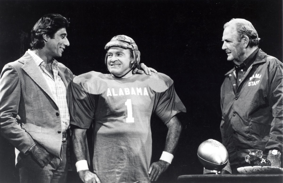 Joe Namath, Bob Hope and Paul W. "Bear" Bryant