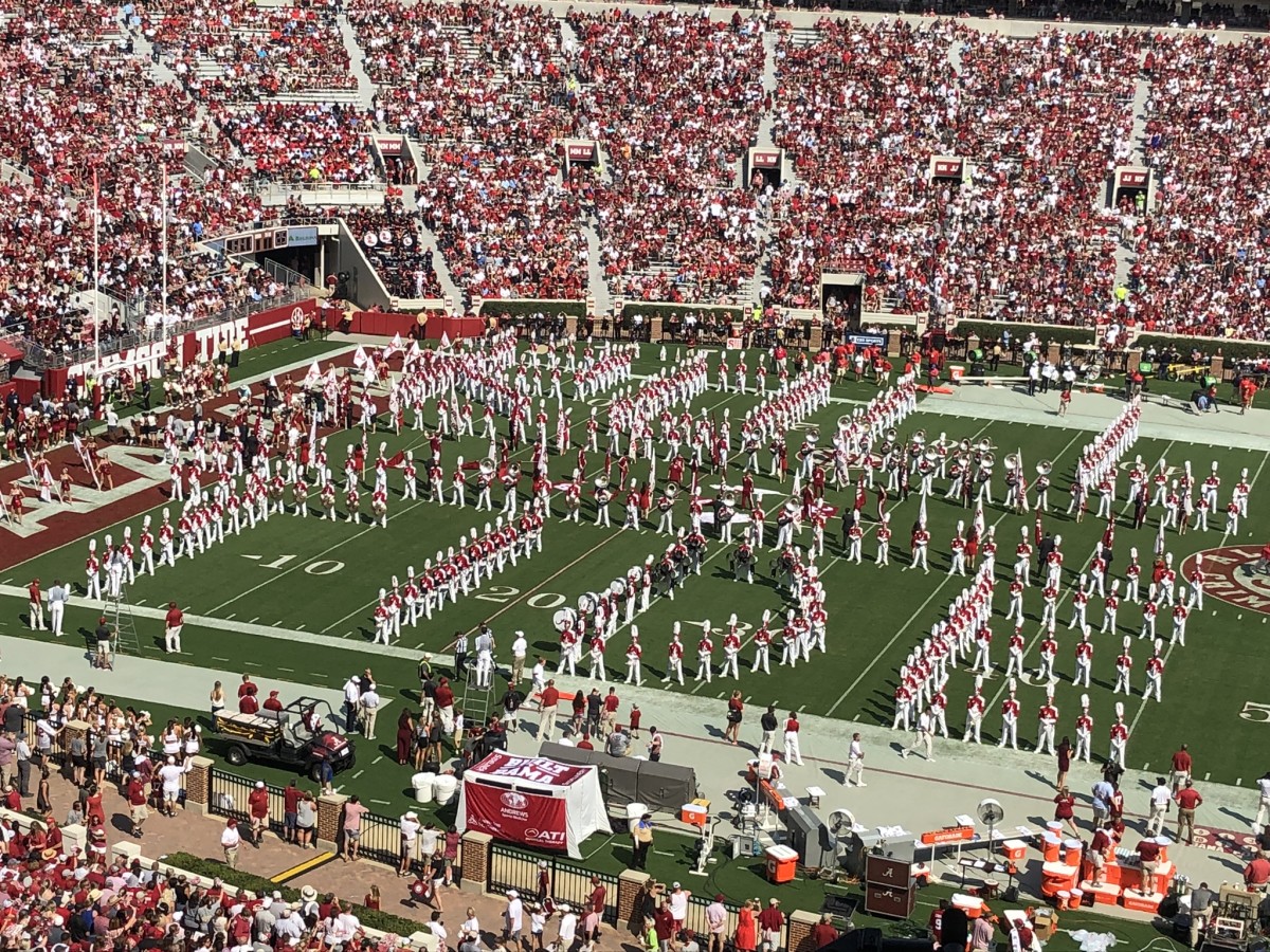 Million Dollar Band prior to kickoff