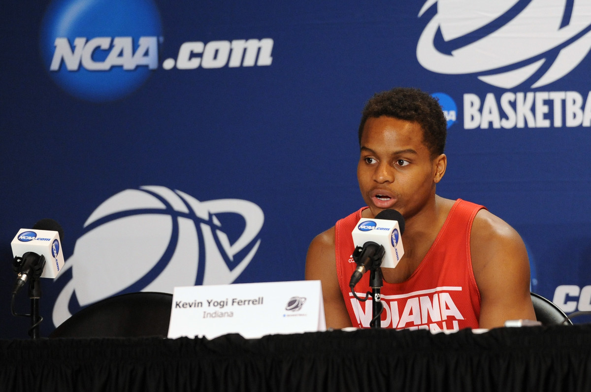 Indiana senior guard Yogi Ferrell was sensational in the upset win over Kentucky, making just one turnover in 37 minutes of playing time. (USA TODAY Sports)