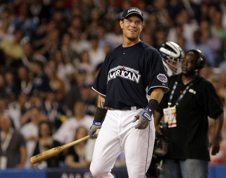 Texas Rangers' Josh Hamilton during the Major League Baseball All-Star Home  Run Derby at Yankee Stadium in New York on Monday, July 14, 2008. Hamilton  hit a record 28 home runs in